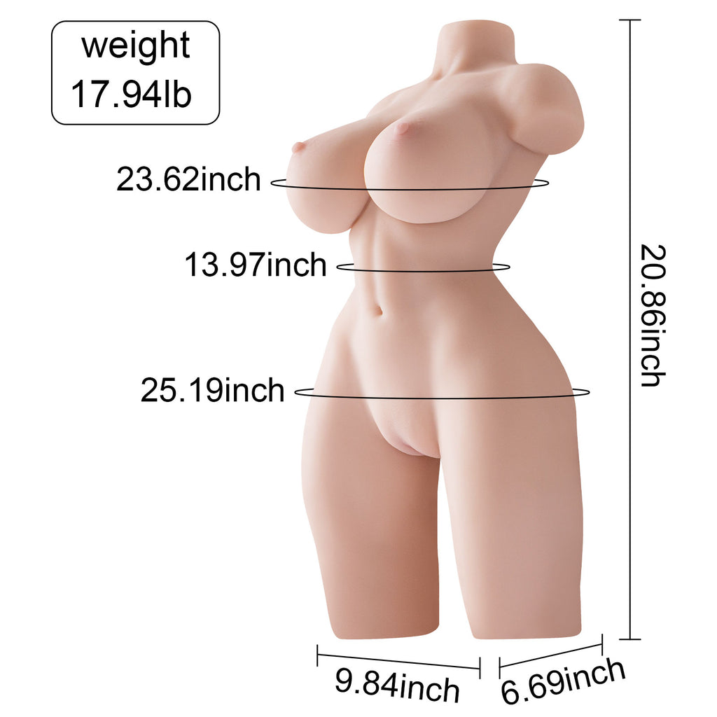 Big Titty Realistic Vagina and Anus Male Sex Doll 17.94LB