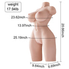 Big Titty Realistic Vagina and Anus Male Sex Doll 17.94LB