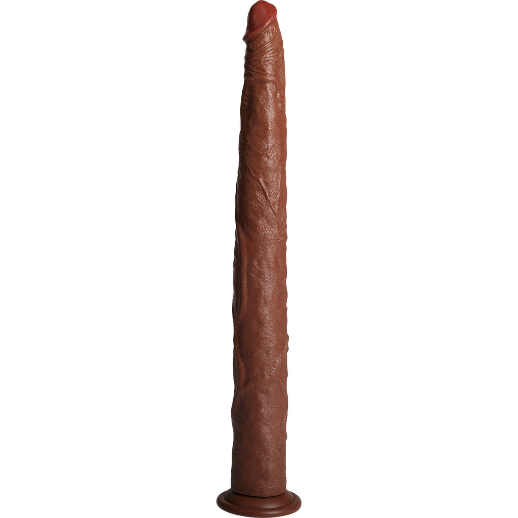 Extra Long Realistic Dildos Dark Brown Real Skin Women Realistic Sex Toys 20.47inch