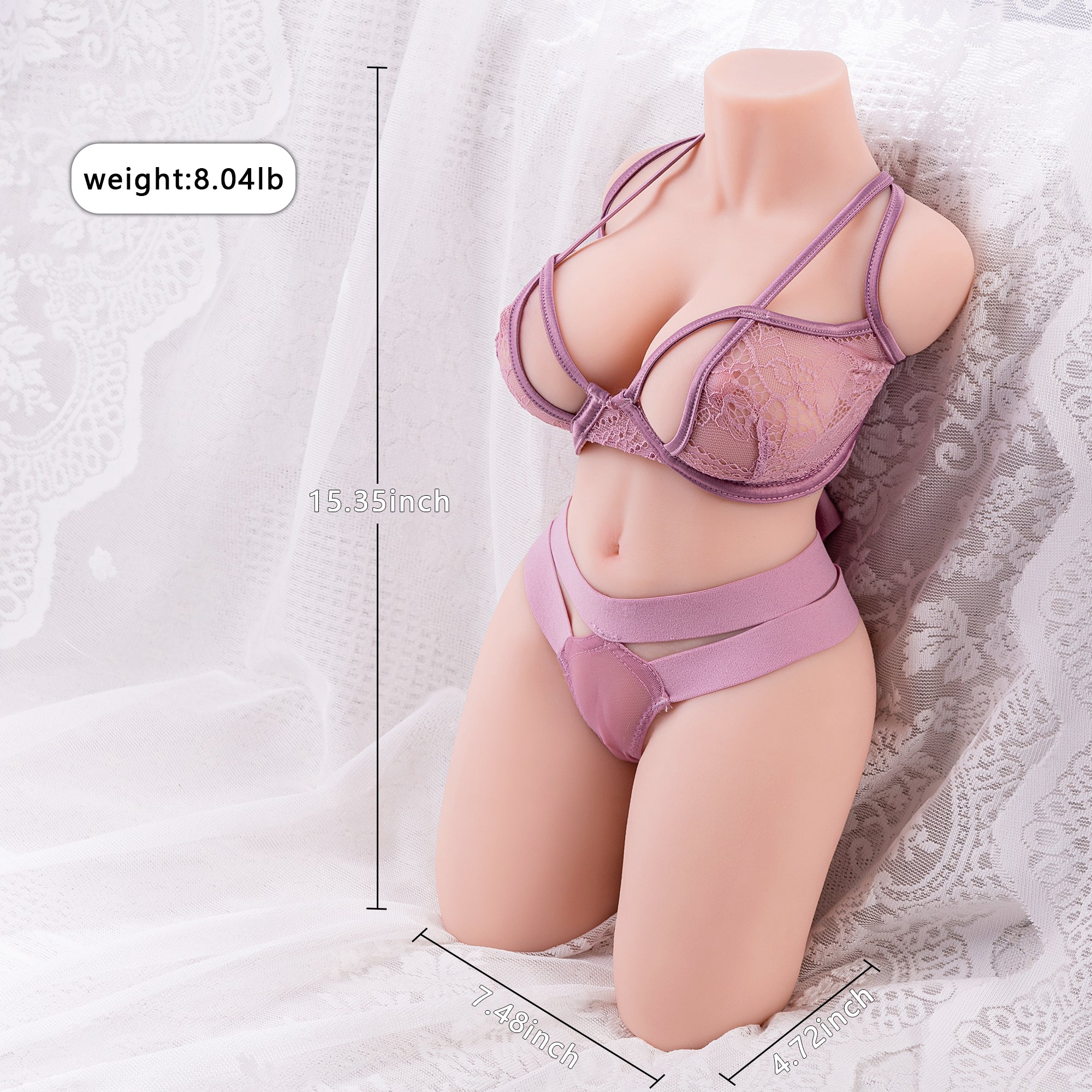 Big Titty Realistic Vagina and Anus Male Sex Doll 8.04LB