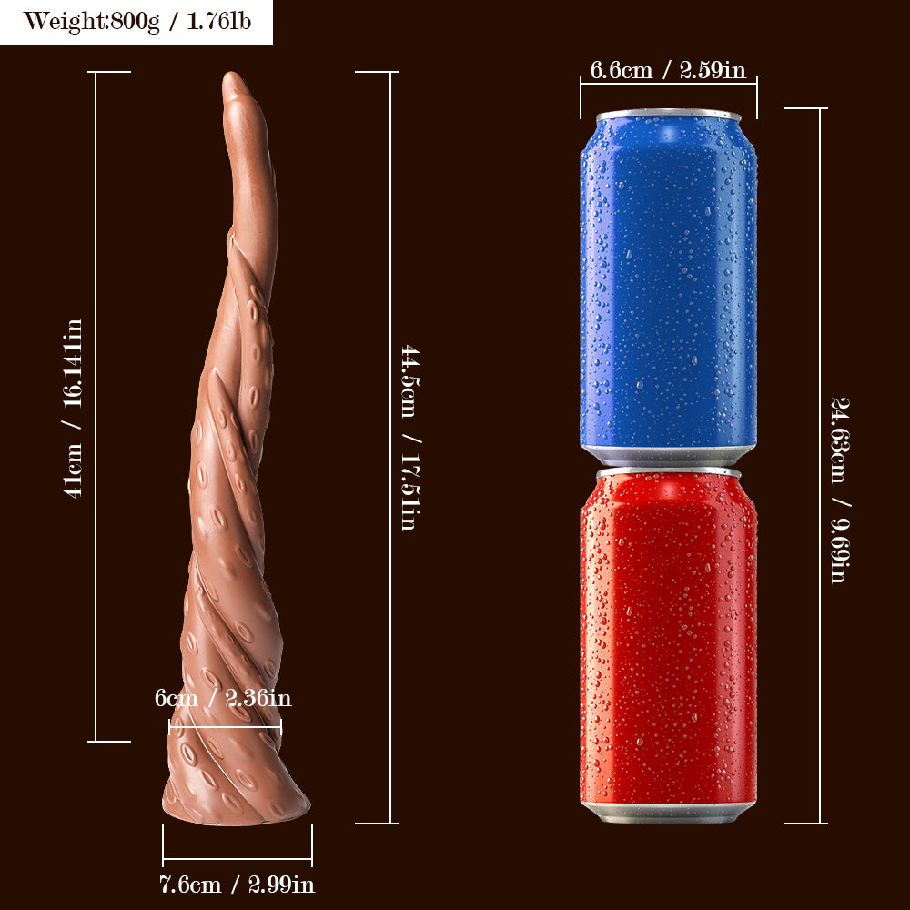 Branch Shape Flexiable Extra Long Realistic Dildos 17.51 inch