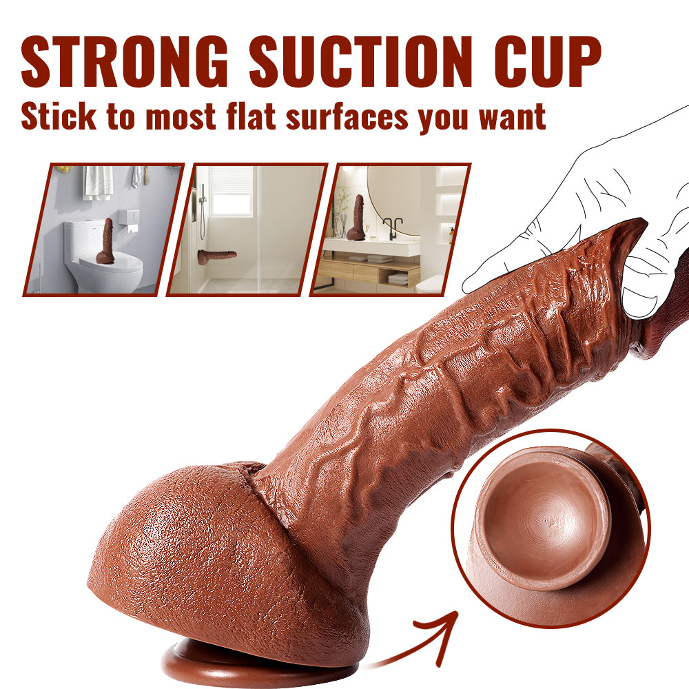 Realistic Dildos Real Skin Soft and Flexiable Women Sex Toy 12.6 inch