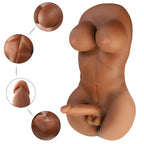 Big Titty Realistic Dildos and Anus Bronze Skin 16.06LB