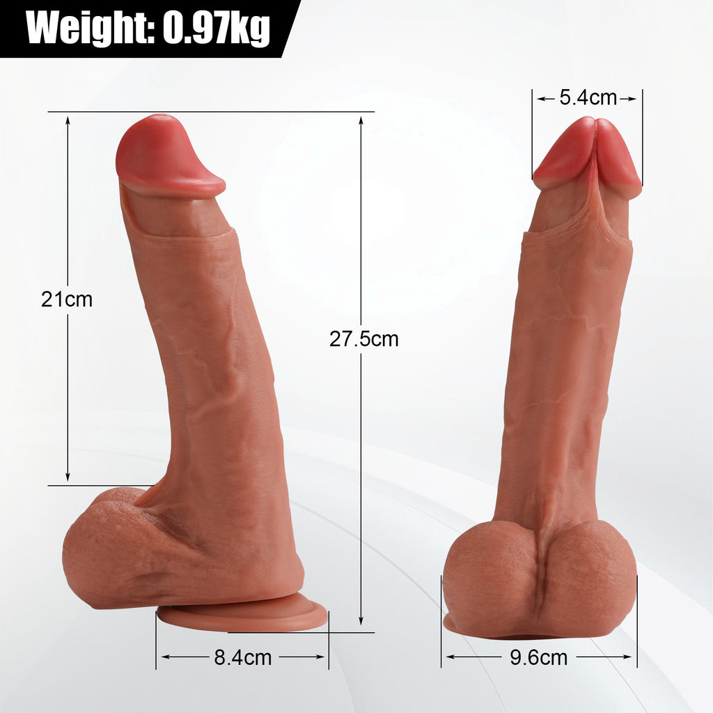 Real Skin Realistic Dildos Silicone Dildo with Strong Suction Cup Women Sex Toy 10.83 inch