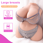 Half Body Big Titty Realistic Vagina and Anus Male Sex Doll 10.5LB