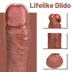 Womens Realistic Dildos Silicone Dildo with Strong Suction Cup 10.24inch