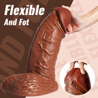 Super Thick Realistic Dildos Real Skin Women Sex Toy 15.16 Inch