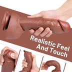 Womens Realistic Dildos Silicone Dildo with Strong Suction Cup 10.24inch