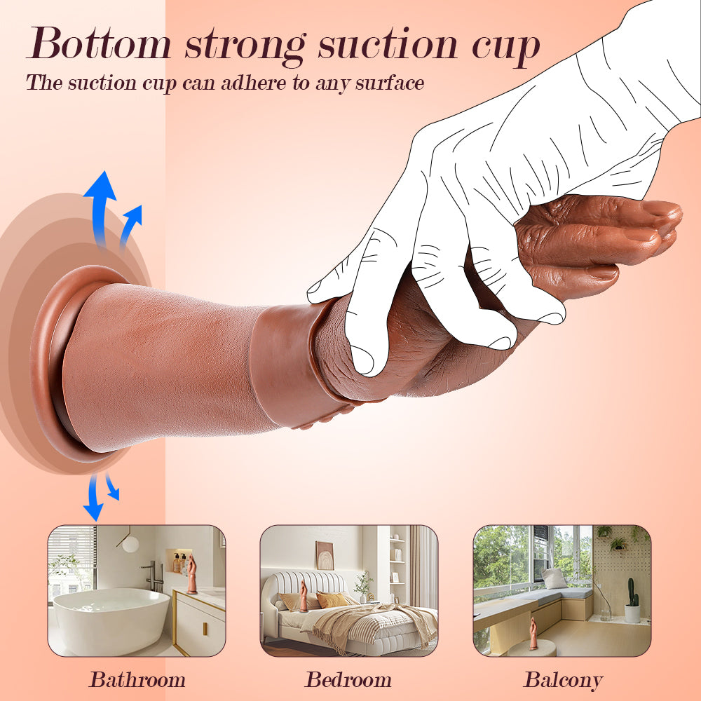 Hand Shape Flexiable Extra Long Realistic Dildos 11.22 inch