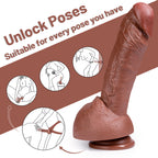Womens Realistic Dildos Silicone Dildo with Strong Suction Cup 10.24inch