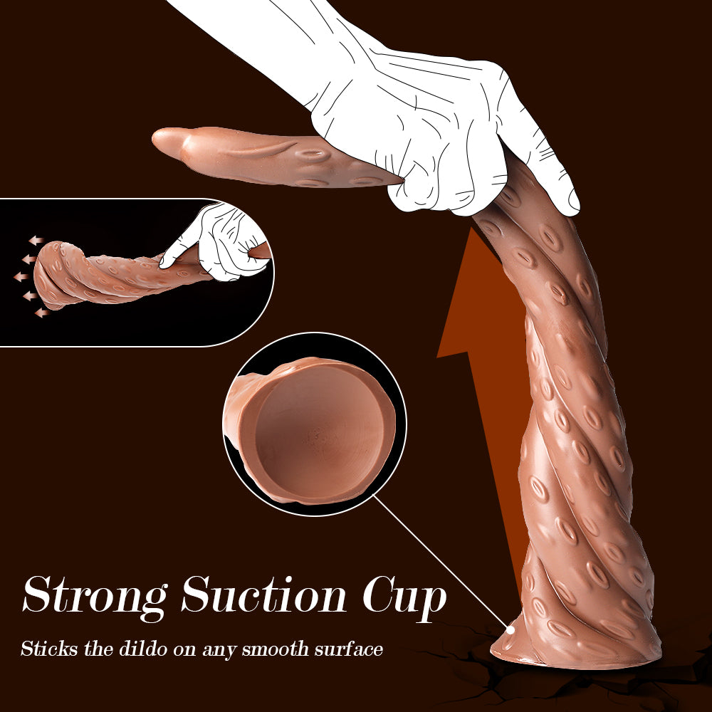 Branch Shape Flexiable Extra Long Realistic Dildos 17.51 inch