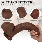 Real Skin Realistic Dildos Huge Thick Dildo Women Sex Toy 11.02 Inch