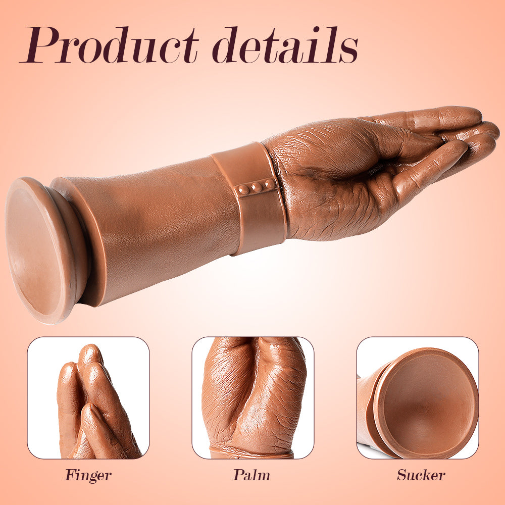 Hand Shape Flexiable Extra Long Realistic Dildos 11.22 inch