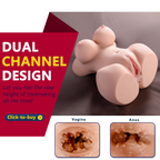 Half Body Big Titty Realistic Vagina and Anus Male Sex Doll 12.1LB
