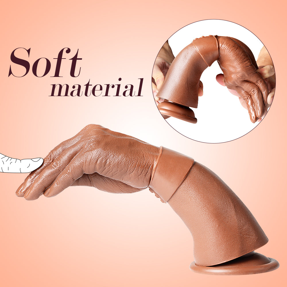 Hand Shape Flexiable Extra Long Realistic Dildos 11.22 inch
