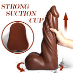 Super Thick Realistic Dildos Real Skin Flexiable Women Sex Toy 16.14 Inch