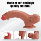 Real Skin Realistic Dildos Silicone Dildo with Strong Suction Cup Women Sex Toy 10.83 inch