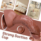 Womens Realistic Dildos Silicone Dildo with Strong Suction Cup 10.24inch