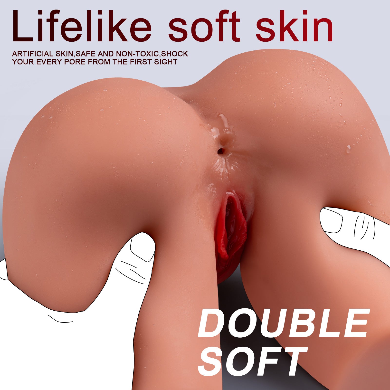 Big Titty Realistic Vagina and Anus Giant Peach Butt 9.92lb