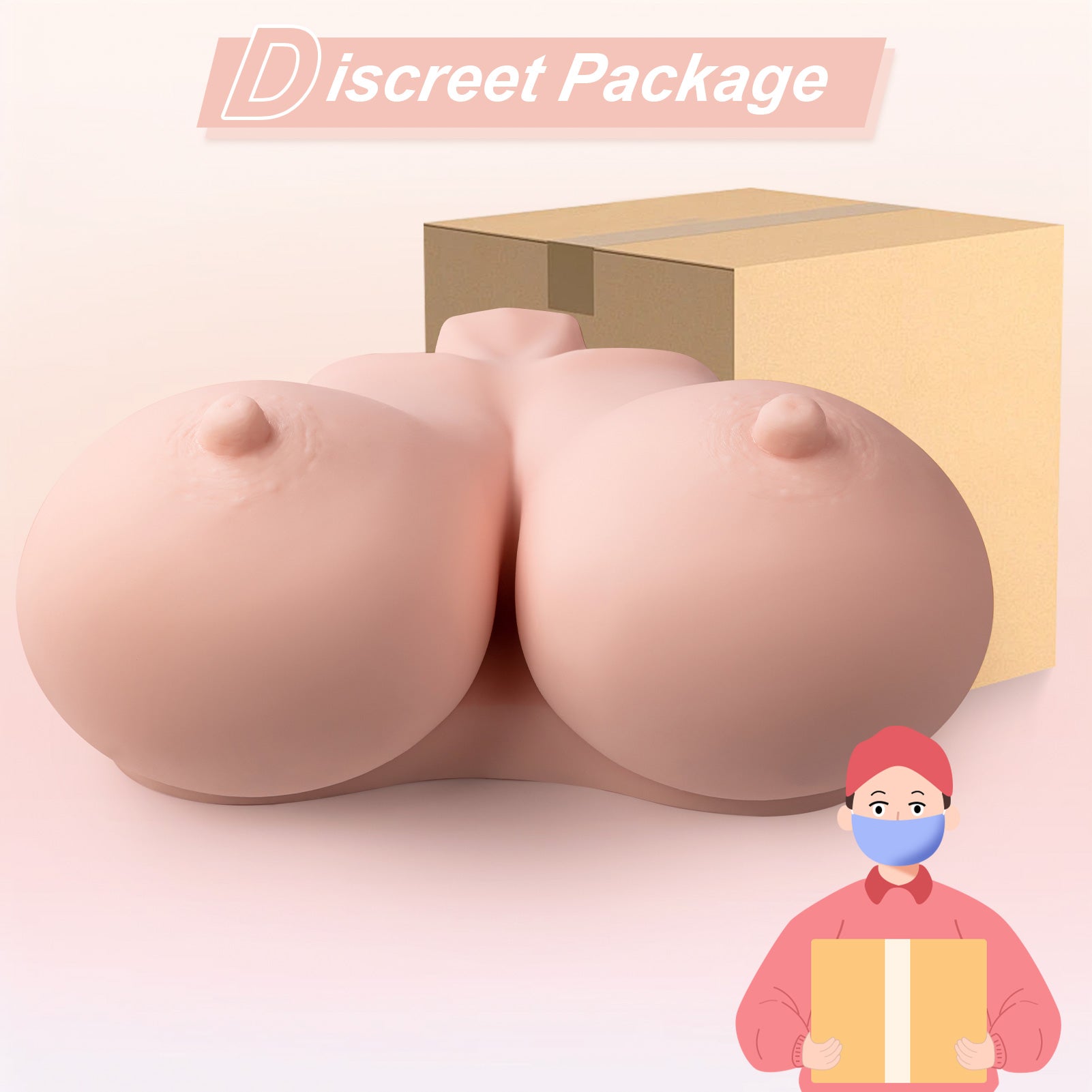 Realistic Big Titty Insertable Soft Big Boobs 19.1LB