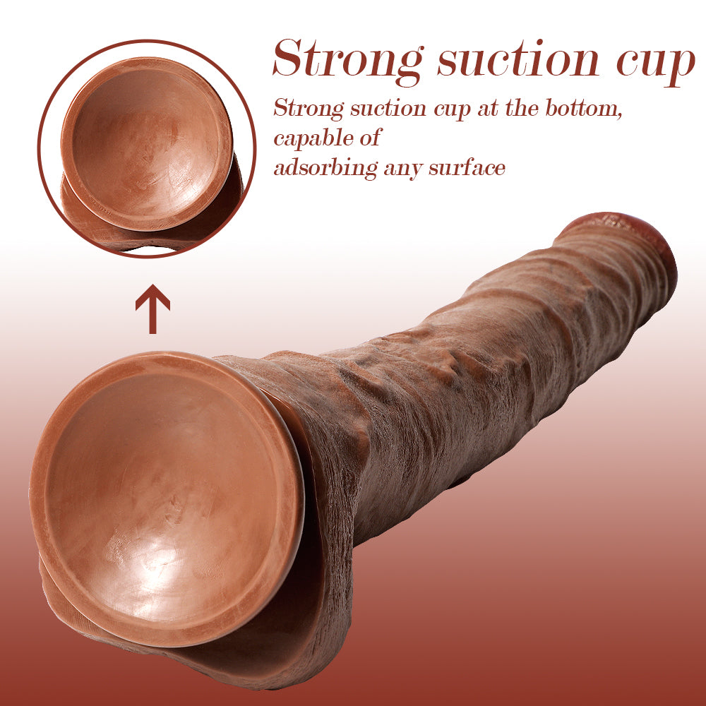 Extra Long Realistic Dildos Real Skin Women Realistic Sex Toys 22.05inch