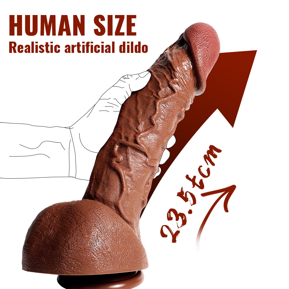 Realistic Dildos Real Skin Soft and Flexiable Women Sex Toy 12.6 inch