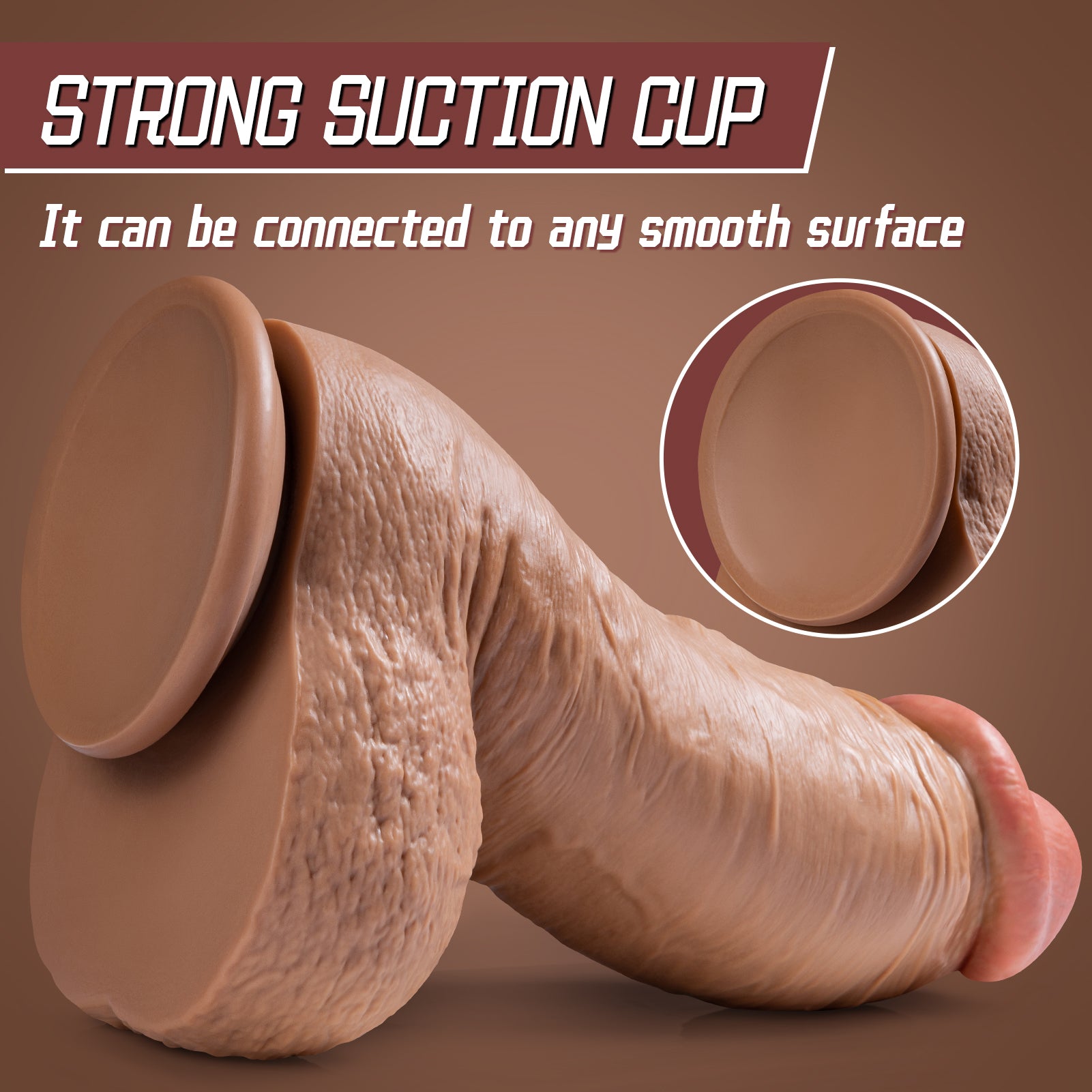 Real Skin Realistic Dildos Huge Thick Dildo Women Sex Toy 12.6 Inch