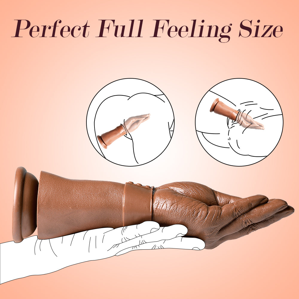 Hand Shape Flexiable Extra Long Realistic Dildos 11.22 inch