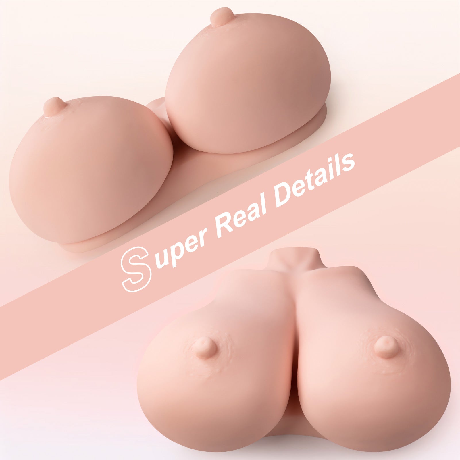 Realistic Big Titty Insertable Soft Big Boobs 19.1LB