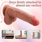 Real Skin Huge Thick Realistic Dildos Women Sex Toy 11.02 inch