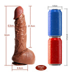 Realistic Dildos Real Skin Soft and Flexiable Women Sex Toy 12.6 inch