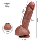 Womens Realistic Dildos Silicone Dildo with Strong Suction Cup 10.24inch