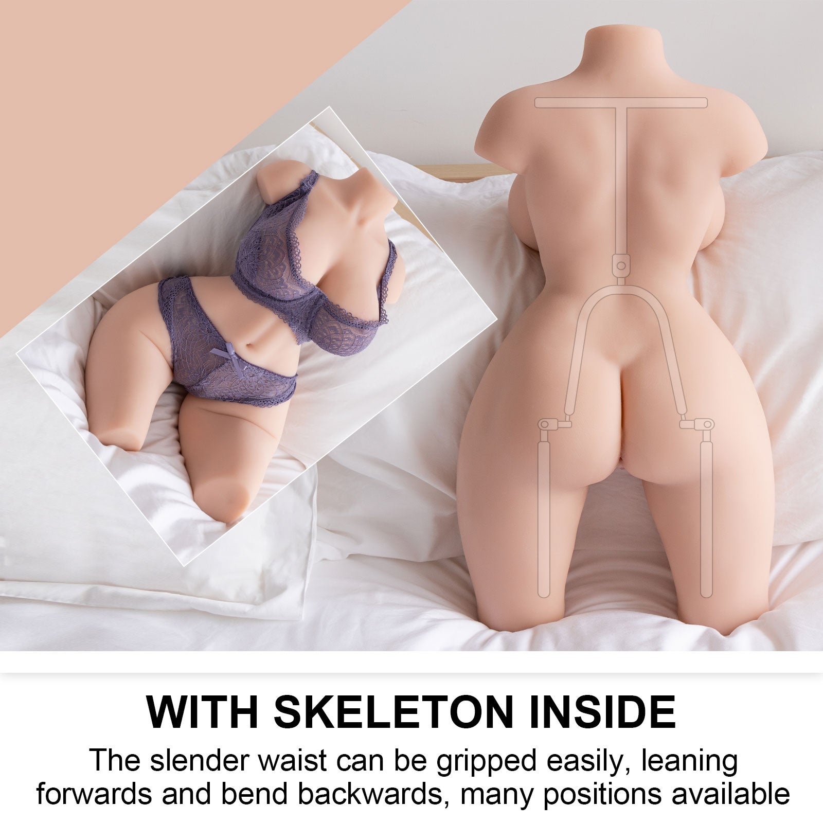 Big Titty Realistic Vagina and Anus Male Sex Doll 17.94LB