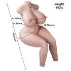 Big Titty Realistic Vagina and Anus With Calf 103lb