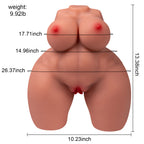 Big Titty Realistic Vagina and Anus Giant Peach Butt 9.92lb